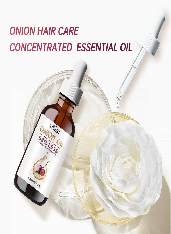 YILEST Onion & Rosemary Hair Growth Serum with Biotin & Arginine - Hydrating Scalp Treatment for Thicker Hair, 60ml - Image 2